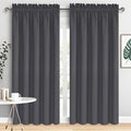 DWCN Dark Grey Blackout Curtains by DWCN