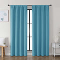 Simplebrand Ava Turquoise Blackout Curtains by Simplebrand