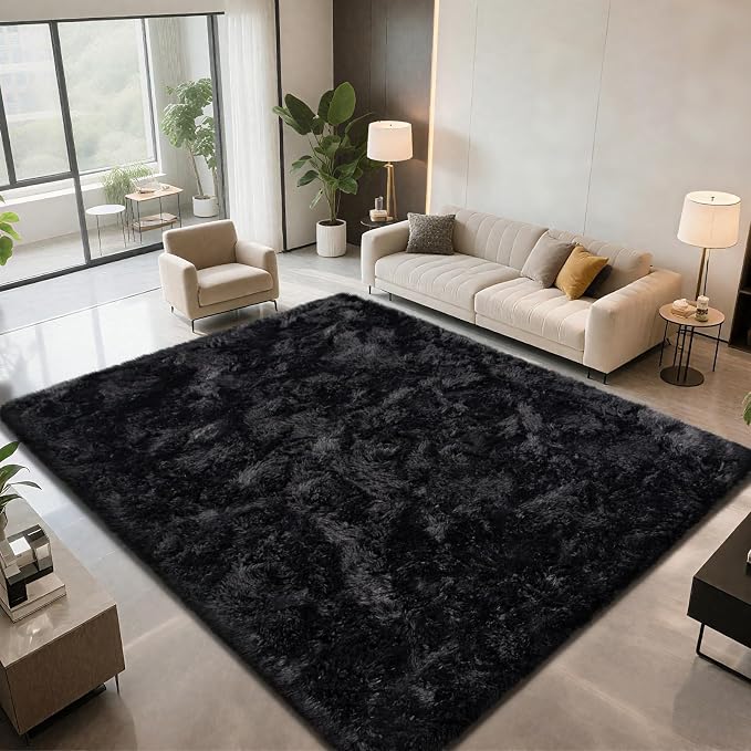 Shag Area Rugs for Bedroom Living Room, 5X8 Ultra Soft Fluffy Area Rugs for Dorm by Boshengya