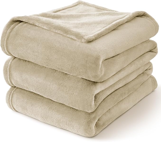 BEDELITE Fleece Blankets Queen Size Linen Throw Blankets - Image 6