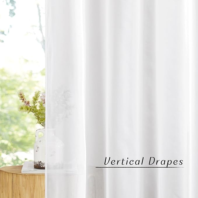 NICETOWN Sheer Window Curtain Panels - Image 3