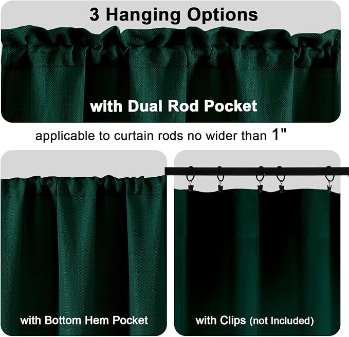 Chyhomenyc Hunter Green Valance - Image 5
