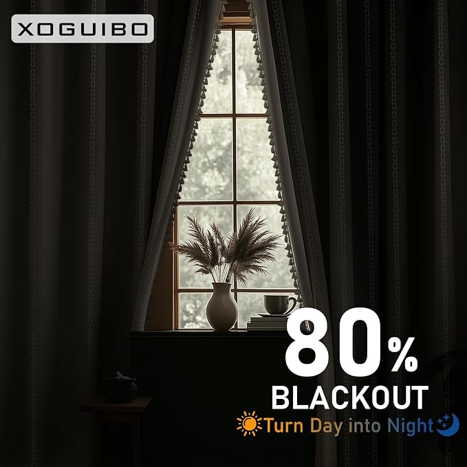Boho 80% Blackout Curtains - Image 4