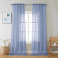 Chyhomenyc Sheer Curtains 96 inches Long 2 Panels by Chyhomenyc