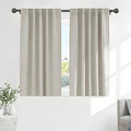 PONY DANCE Short Black Out Curtain Panels by PONYDANCE