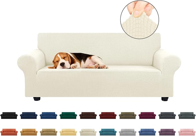 KEKUOU Stretch Loveseat Sofa Cover Slipcover, Couch Covers by KEKUOU