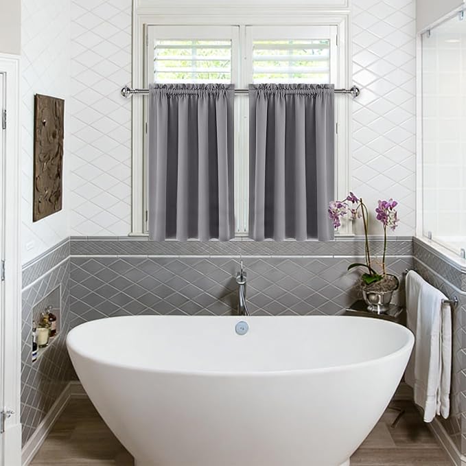 DWCN Blackout Curtains for Living Room Thermal Insulated, Energy Saving & Noise - Image 2