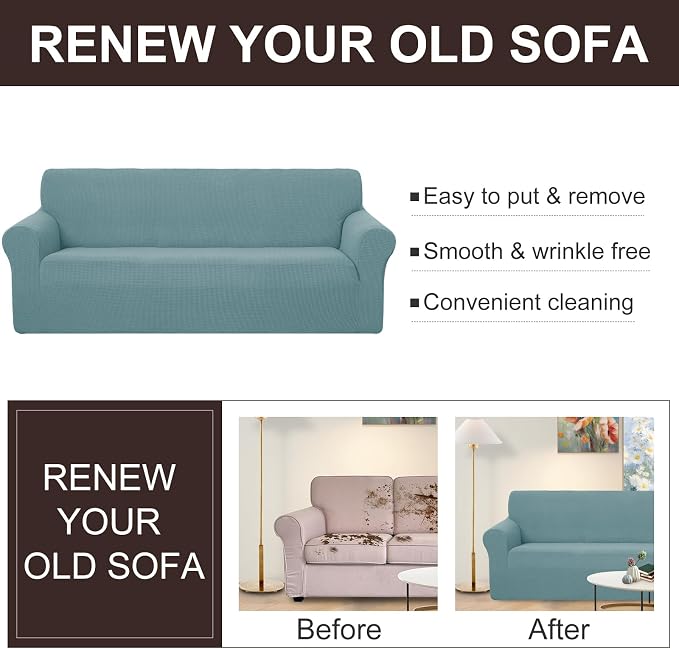 U-NICE HOME Loveseat Cover Stretch Couch Cover Sofa Cover Sofa Slipcover - Image 4
