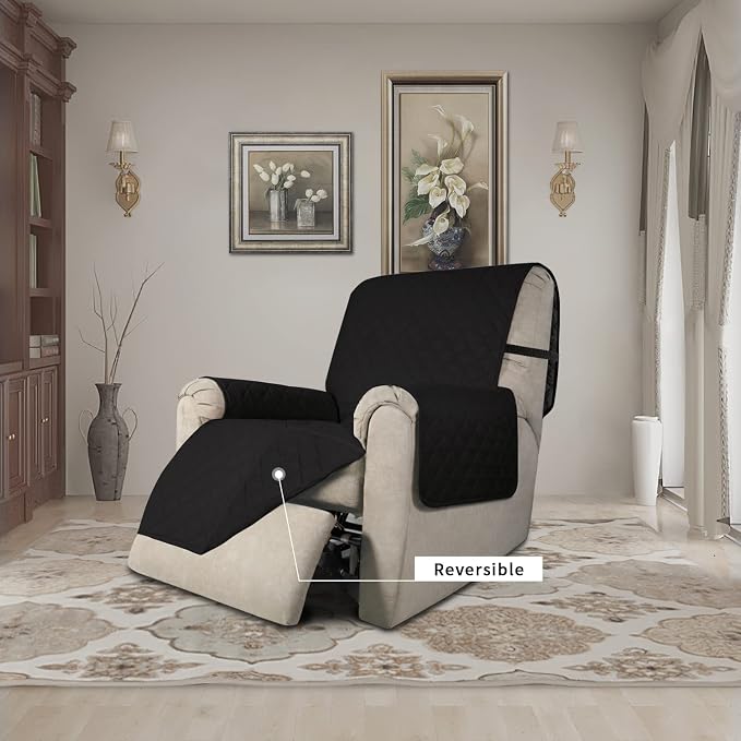 Easy-Going Recliner Chair Slipcover Reversible Sofa Cover Water Resistant Couch - Image 2