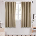 Deconovo Blackout Curtains, Thermal Insulated, W52 x L72 2 Panels, Back Tab by Deconovo
