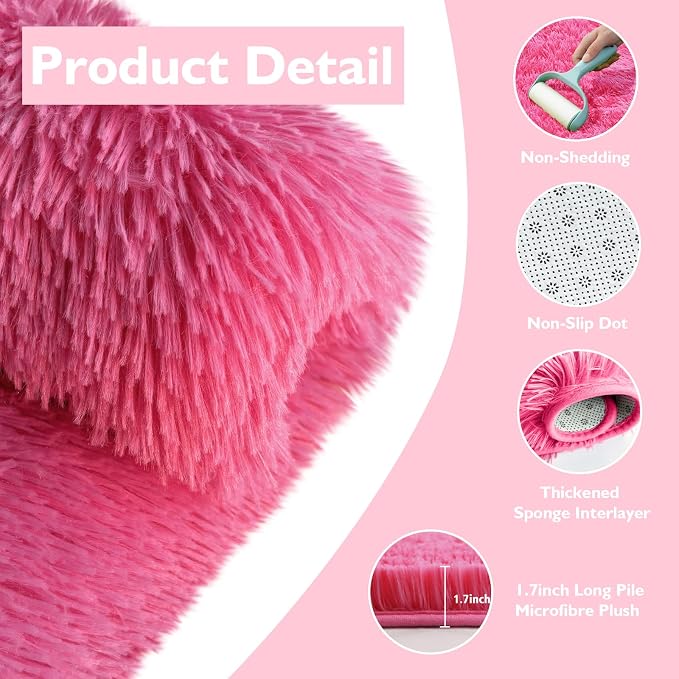 yulidayang Fluffy Round Area Rugs - Image 4
