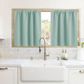 RYB HOME Cafe Blackout Curtains 24 inch Length, RV Curtains by RYBHOME
