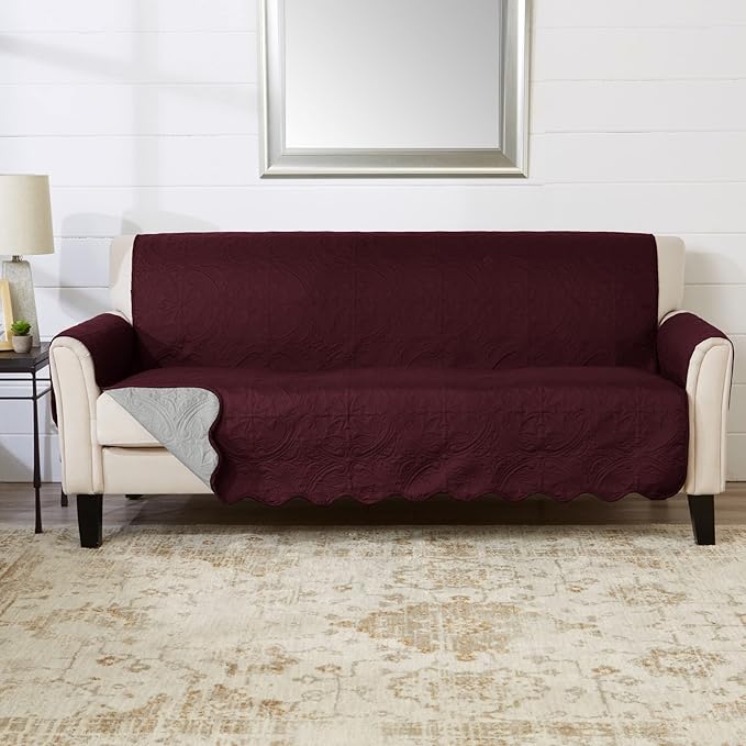 Great Bay Home Reversible Sofa Cover by GreatBayHome