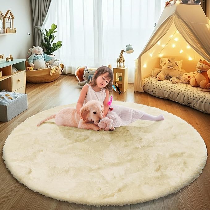 yulidayang Fluffy Round Area Rugs - Image 6