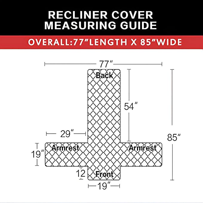 Easy-Going Recliner Sofa Slipcover Reversible Sofa Cover Water Resistant Couch - Image 5