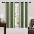 MIULEE Linen Blackout Curtains and Drapes 100% Room Darken Thermal Insulated by MIULEE