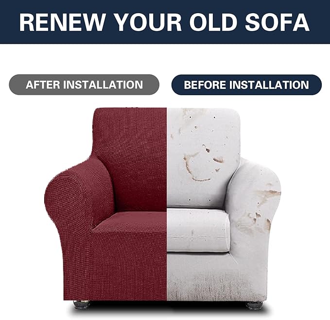 Cupuamon 2026 New Stretch Chair Sofa Slipcovers Couch Cover - Image 5