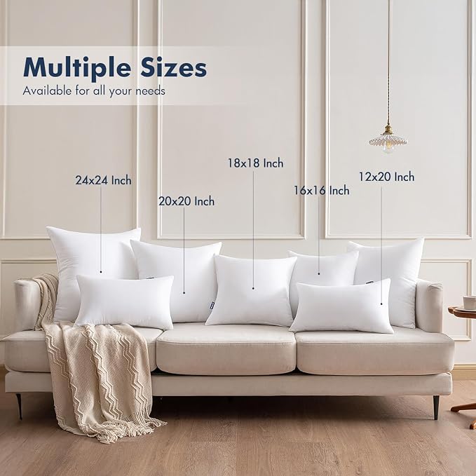MIULEE Throw Pillows Inserts - Image 2