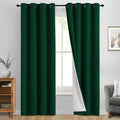 Yakamok 100% Blackout Curtain Panels 84 inches Cold and Light Blocking Drapes by Yakamok