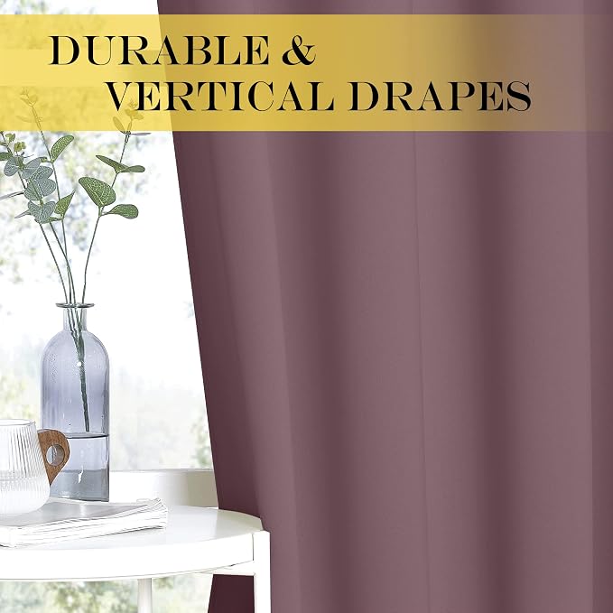 NICETOWN Dry Rose Doorway Curtains Elegant & Luxury - Image 5