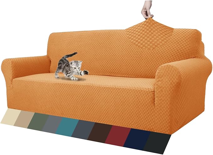 ZNSAYOTX 1 Piece Jacquard Couch Covers by ZNSAYOTX