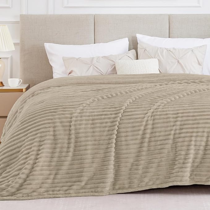 BEDELITE King Size Blanket for Bed, 300GSM Soft & Warm Fleece Blanket, by BEDELITE