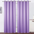 LEMOMO Blackout Curtains 66 x 84 inch/Lavender Curtains Set of 2 Panels/Thermal by Lemomo