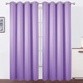 Blackout Curtains 52 x 95 inch/Lavender Curtains Set of 2 Panels/Thermal by Lemomo