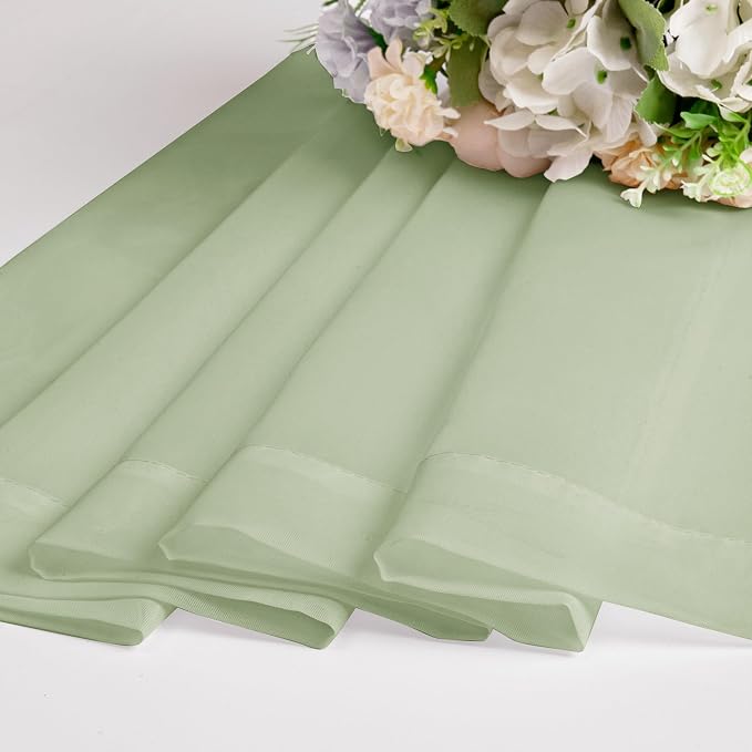Chyhomenyc Light Green Sheer Valances - Image 7