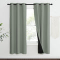 NICETOWN 100% Blackout Window Curtain Panels, Heat and Full Light Blocking by NICETOWN