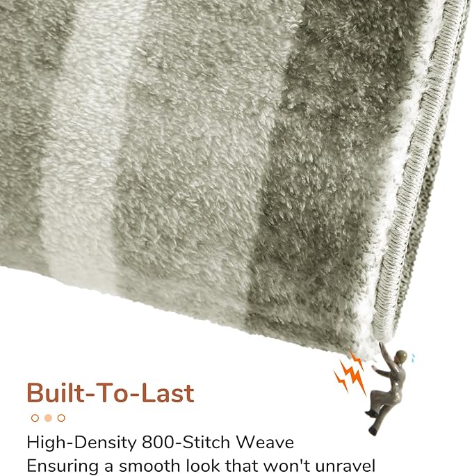 OPPODREAM Border Soft Area Rugs 6x9, Washable Brown Rug - Image 5