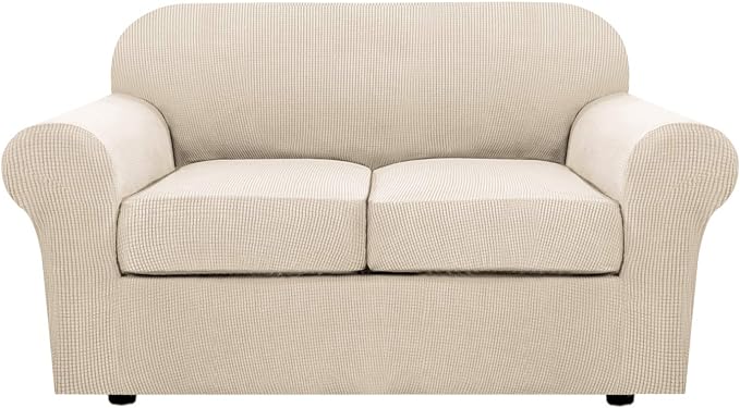 H.VERSAILTEX 3 Piece Stretch Sofa Covers by HVERSAILTEX