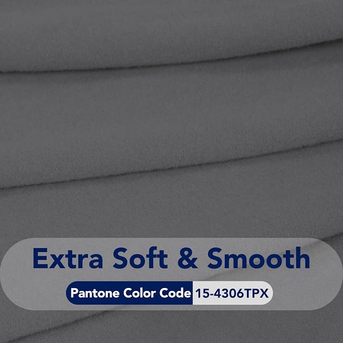 PureFit Super Stretch 4 Seater Sofa Slipcover – Spandex Non Slip Soft Couch - Image 5