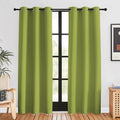 NICETOWN Blackout Curtains for Bedroom, Fresh Green, 42 W by 80 L, Thermal by NICETOWN