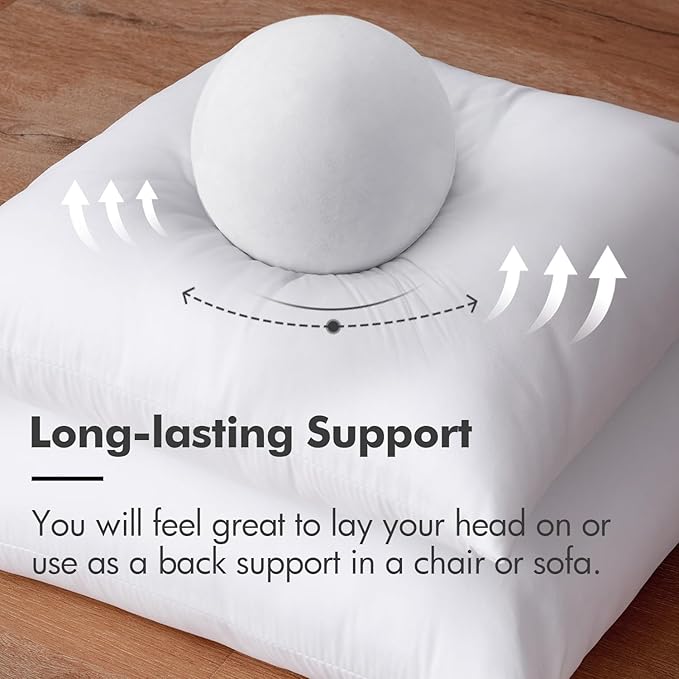 MIULEE Throw Pillow Insert Premium Pillow Stuffer Sham Rectangle - Image 5