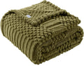 90x90 Inch Green Queen Large Blanket by Unknown