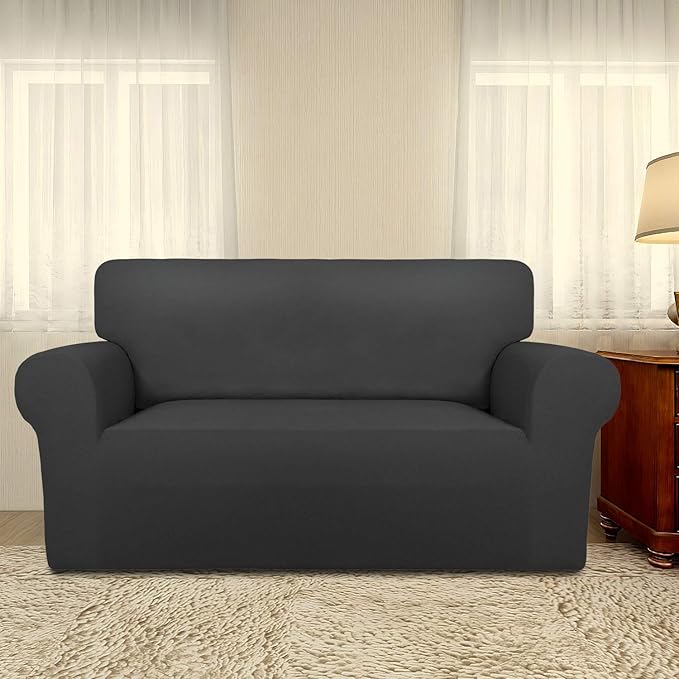 PureFit Super Stretch Sofa Slipcover – Spandex Non Slip Soft Couch Sofa Cover - Image 2