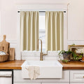 RYB HOME 100% Blackout Short Curtains by RYBHOME