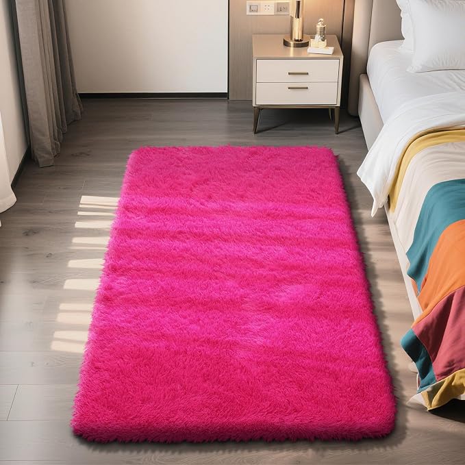 Shag Area Rug for Bedroom 3x5, Fluffy Area Rugs for Living Room, Soft Fuzzy Rug - Image 6