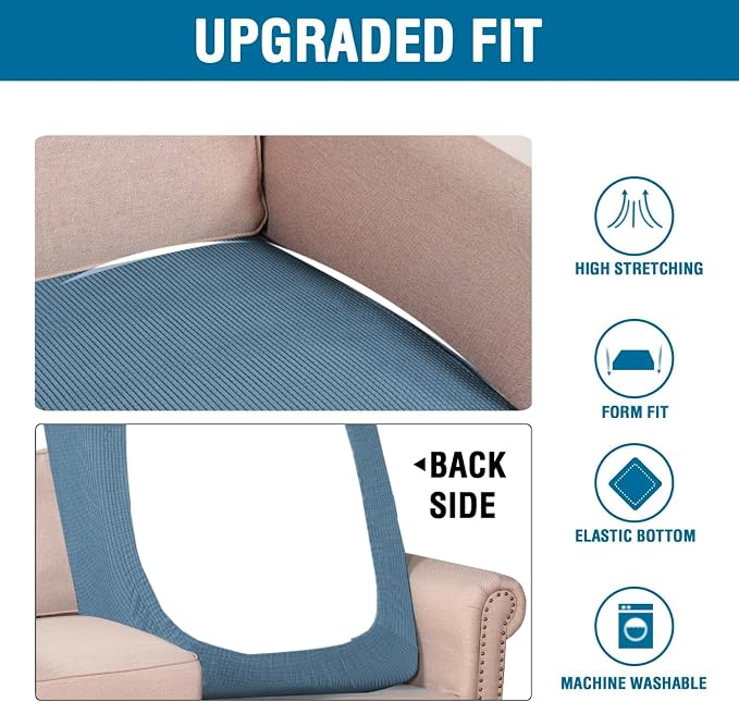 H.VERSAILTEX Super Stretch Individual Chaise Cover Sectional Couch Covers - Image 6