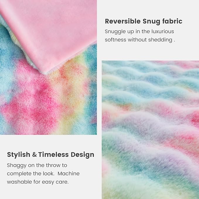 Cozy Bliss Faux Fur Throw Blanket - Image 6