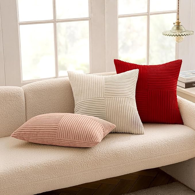 MIULEE Christmas Red Decorative Lumbar Throw Pillow Covers 12x20 Inch - Image 8