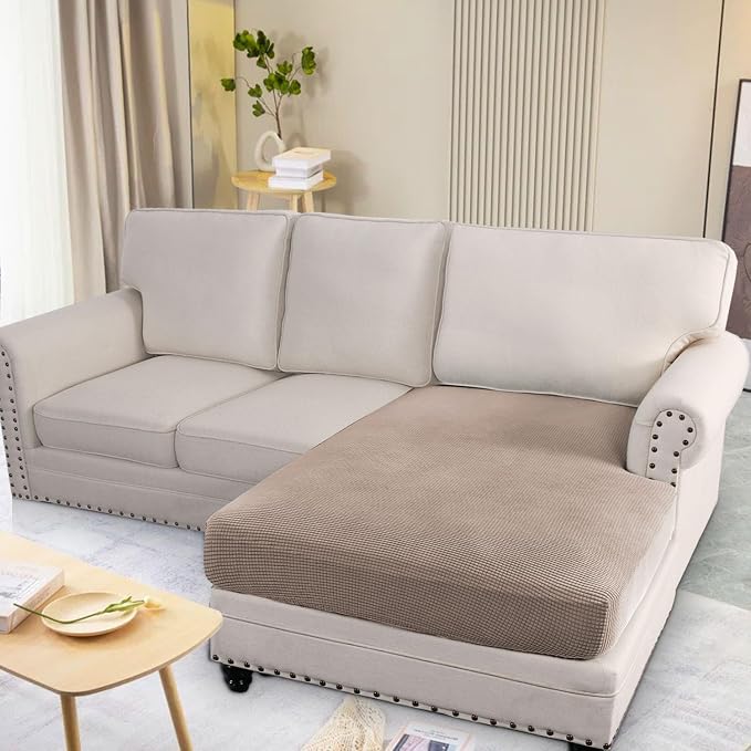 H.VERSAILTEX Super Stretch Individual Chaise Cover Sectional Couch Covers - Image 2