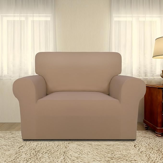 PureFit Super Stretch Sofa Slipcover – Spandex Non Slip Soft Couch Sofa Cover - Image 2