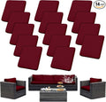 Outdoor Cushion Covers Set, Replacement by SUKAIKEQA