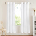 NICETOWN White Sheer Curtains 72 inches Long by NICETOWN