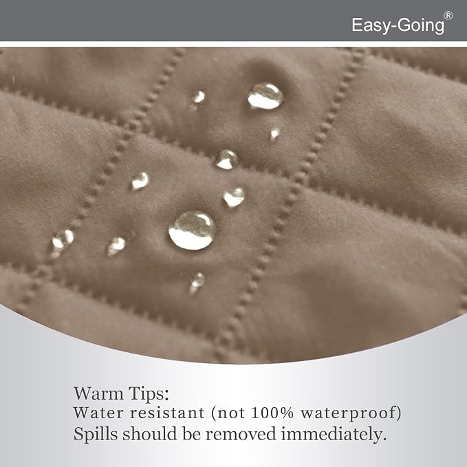Easy-Going 4 Seater Sofa Slipcover Reversible Sofa Cover Water Resistant Couch - Image 4