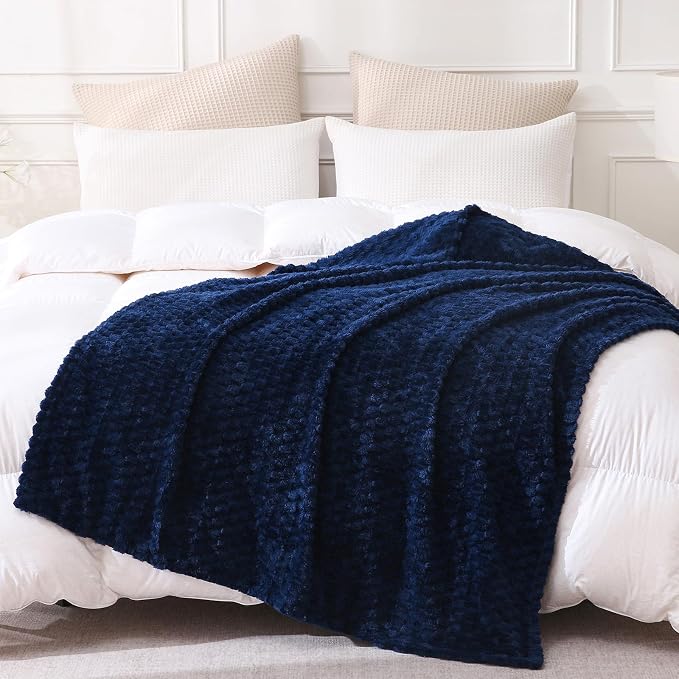 Blue Throw Blanket 50"×60" inches Gifts - Image 4