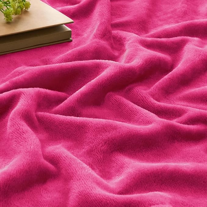 BEDELITE Fleece Blanket Hot Pink Valentines Throw Blanket - Image 4
