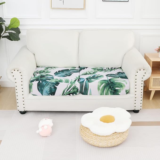 Smiry Printed Couch Cushion Covers, Stretch Soft Couch Covers - Image 5